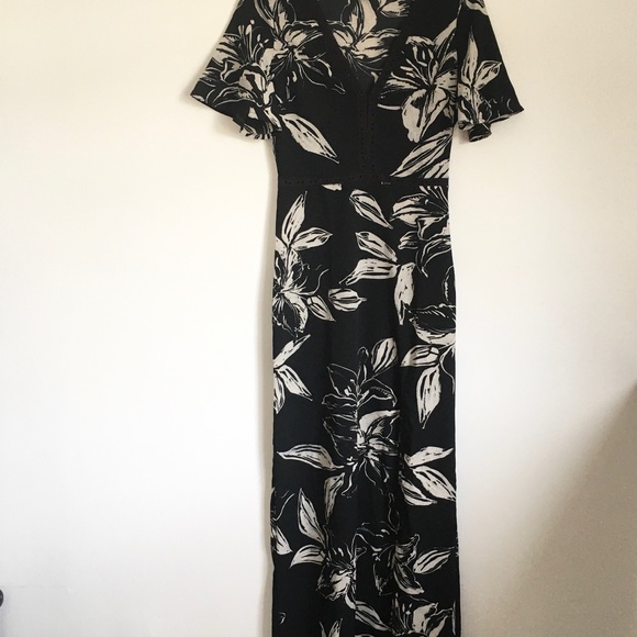 Revolve Amuse Society Seaside Black Maxi Dress S - Picture 3 of 5